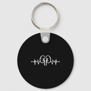 Dialysis Tech Technician Co. Uni-adults, Kids Blac Key Ring