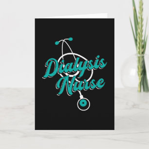 Dialysis Technician Dialysis Nurse Nephrology Tech Card