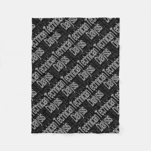 Dialysis Technician Extraordinaire Fleece Blanket (Front)