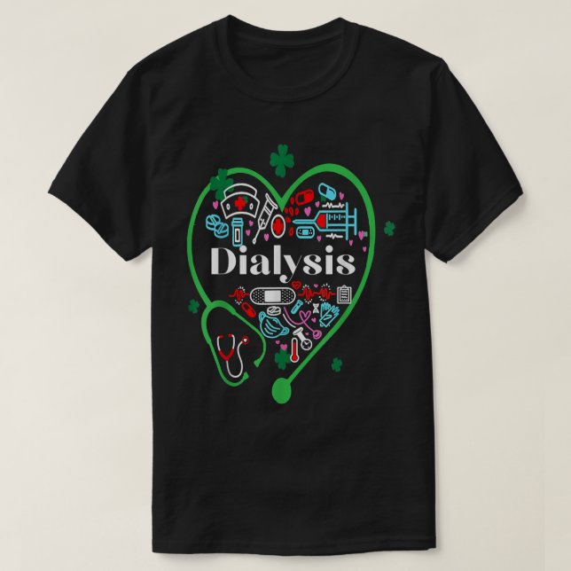 Dialysis Technician Nephrology Nurse Christmas 202 T-Shirt (Design Front)