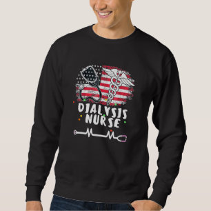 Dialysis Technician Nurse Kidney Heartbeat Sweatshirt