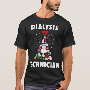 Dialysis Technician Proud Christmas Nephrology T-Shirt