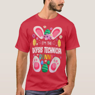 Dialysis Technician Teacher Bunny Easter Day Rabbi T-Shirt