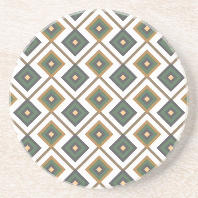 Diamante in green coaster (Front)