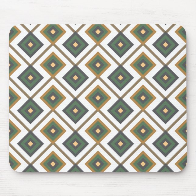 Diamante in green mouse mat (Front)