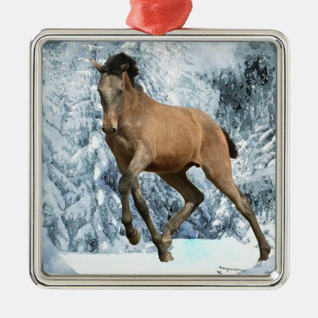 DIAMANTE'S WINTER FUN Ornament (Front)