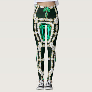 Diamond And Emerald Leggings 2