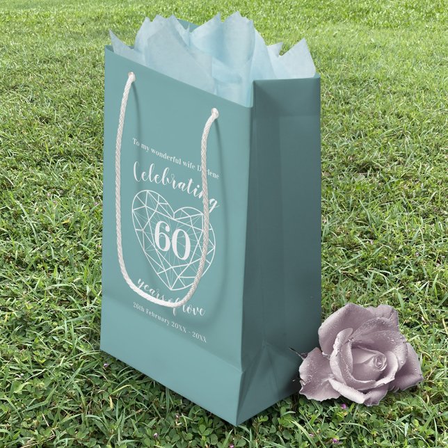 Diamond Anniversary 60 years wife gift bag (Creator Uploaded)