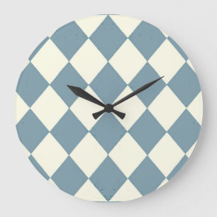 Diamond Arts and Crafts Movement Large Clock