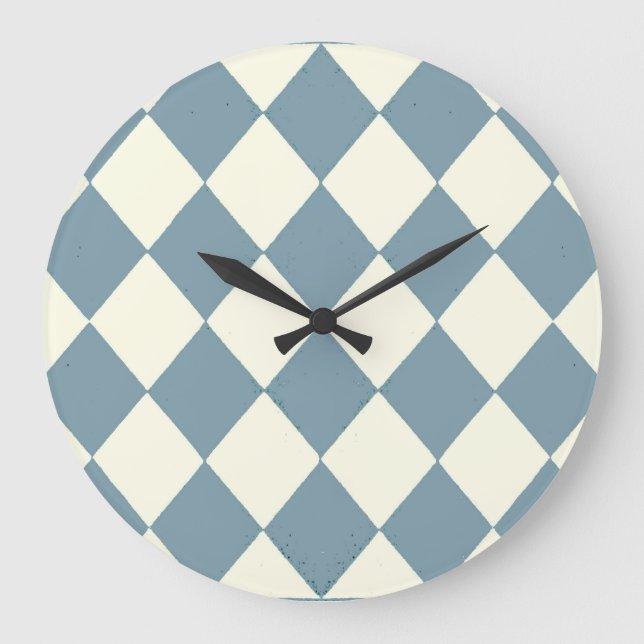 Diamond Arts and Crafts Movement  Large Clock (Front)