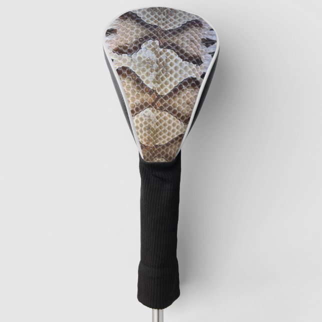 Diamond Back Rattlesnake Golf Head Cover (Front)