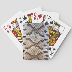 Diamond Back Rattlesnake Playing Cards