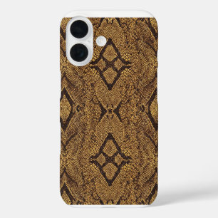 Diamond-backed Snake Pattern iPhone 16 Case