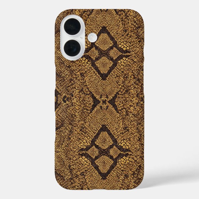Diamond-backed Snake Pattern Case-Mate iPhone Case (Back)