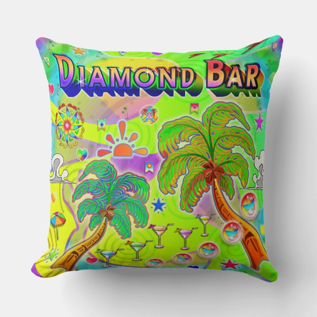Diamond Bar Mind Focus Pillow (Front)