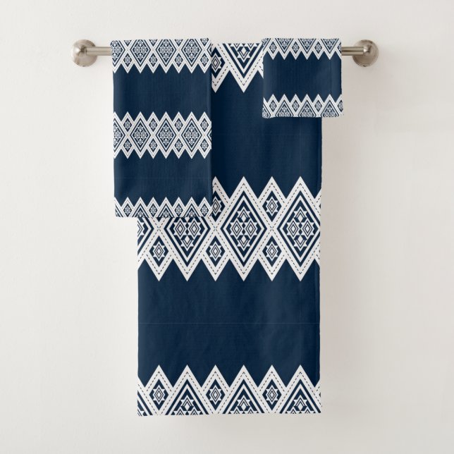 Diamond Bath Towel Set (Insitu)