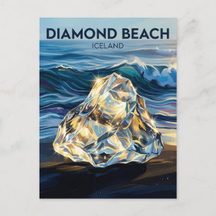 Diamond Beach Iceland Postcard