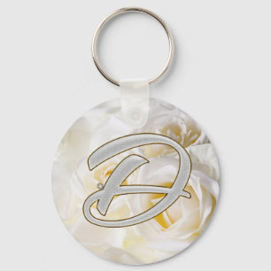 Diamond Bling D Key Ring