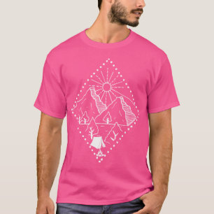 Diamond Camping In The Mountains Graphic For Campe T-Shirt