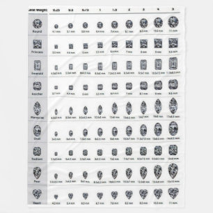 DIAMOND CARETS FLEECE BLANKETS