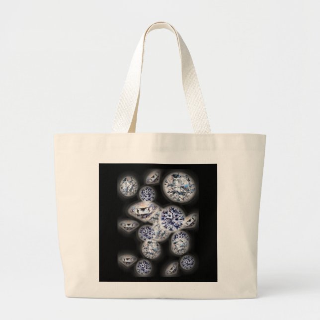 diamond cascade large tote bag (Front)