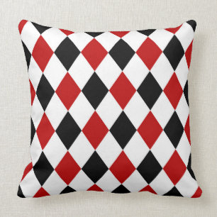 Diamond Casino pattern game room decor Cushion