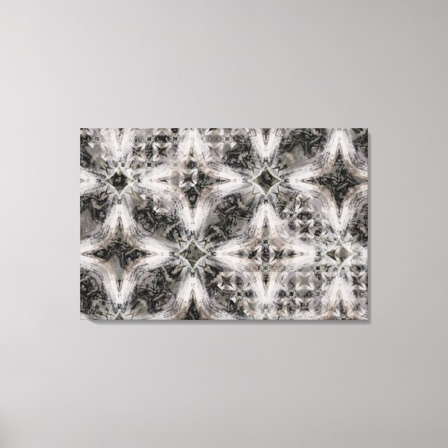 Diamond Chains Pattern Canvas Print (Front)
