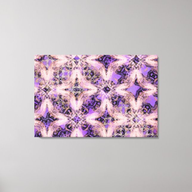 Diamond Chains Pattern Canvas Print (Front)