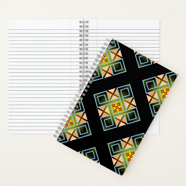 Diamond Crosses Notebook (Inside)