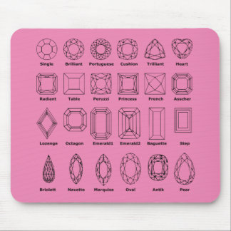 Diamond Cuts Mouse Mat