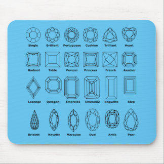 Diamond Cuts Mouse Pad