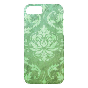 Green Damask Wallpaper Iphone Cases Covers Zazzle Co Uk