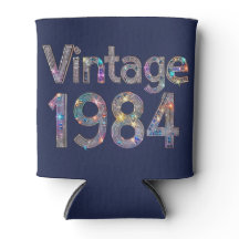 Diamond Decades: Vintage 1984 Can Cooler