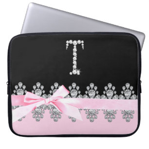 Diamond Delilah: Initial T Laptop Sleeve