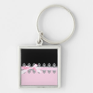 Diamond Delilah Key Ring