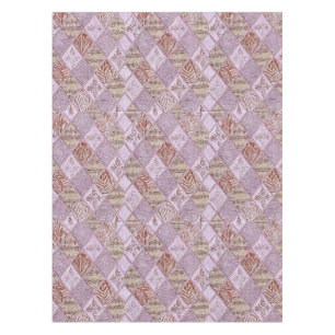 Diamond Designs In Pinks Tablecloth