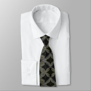 Diamond, digital abstract tie