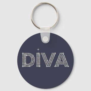 Diamond Diva Key Ring