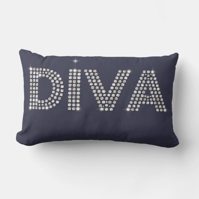 Diamond Diva Lumbar Cushion (Front)