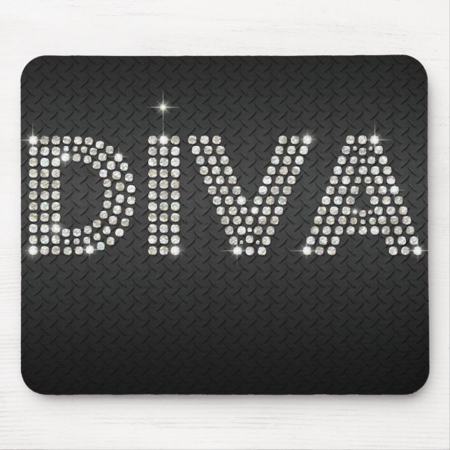 Diamond Diva Mouse Mat (Front)