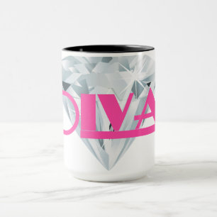 Diamond Diva Pink Mug
