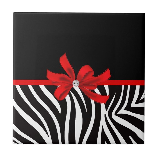 Diamond Diva (red) Tile (Front)