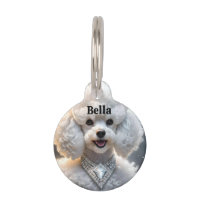 "Diamond Diva: The Glamourous Poodle in Sparkle"