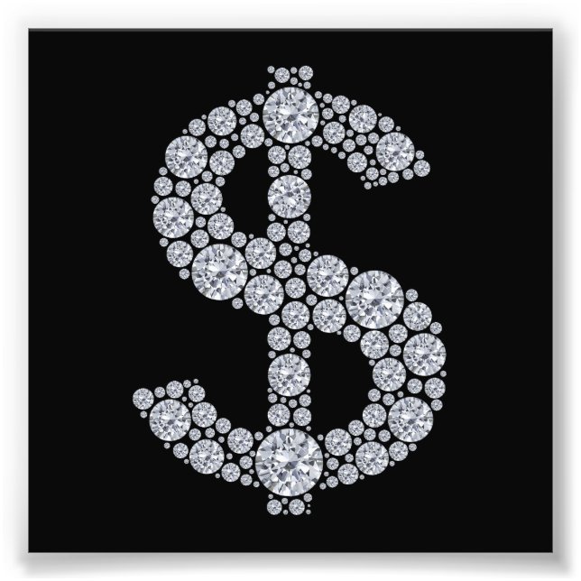 Diamond Dollar Sign Bling (Front)