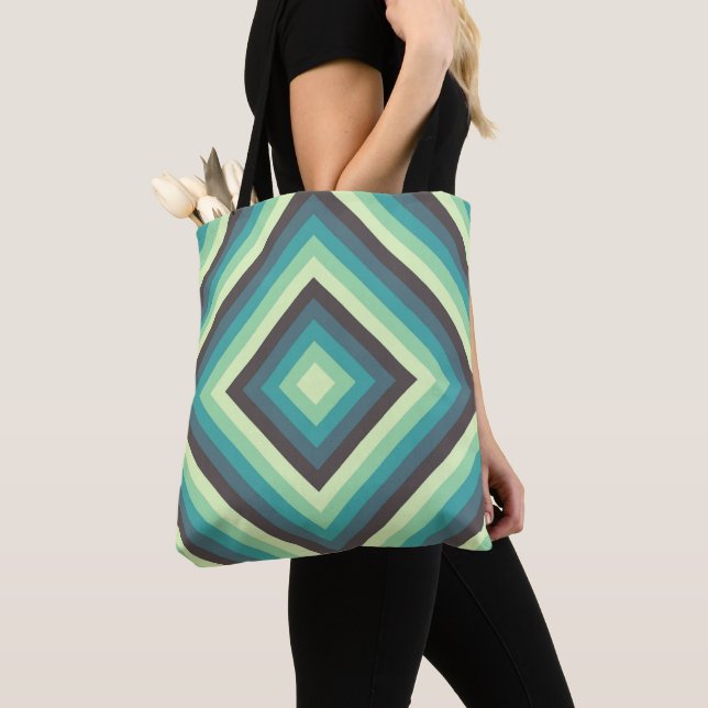 Diamond Drift Tote Bag (Close Up)