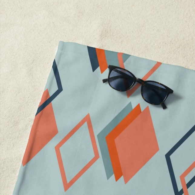 Diamond Echoes  Beach Towel (In Situ)