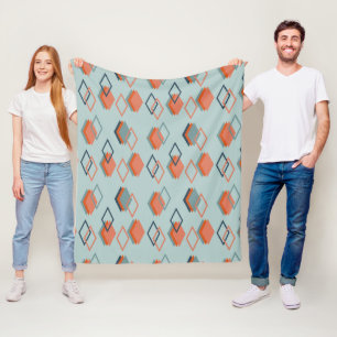 Diamond Echoes Fleece Blanket