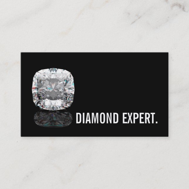 Diamond Expert Jewellery Gold Silver Business Card (Front)