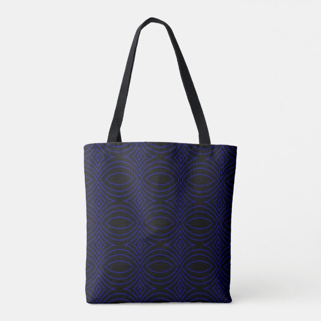Diamond Eyes Modern Pop Art Abstract  Tote Bag (Back)