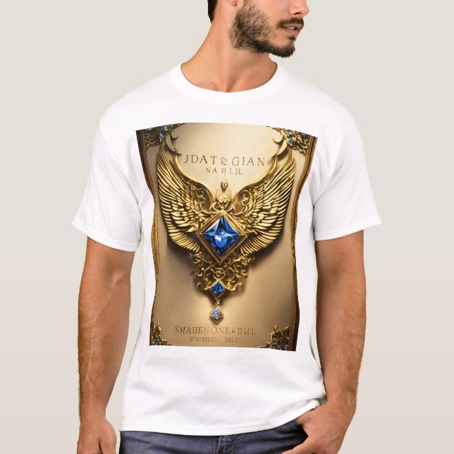 "Diamond Fath Design T-Shirt –Unique, Bold Graphic (Front)